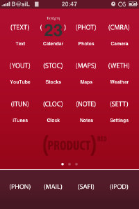 _red_ iPhone Theme (Product) RED