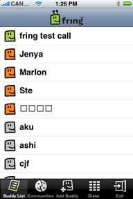 fring iphone voip skype