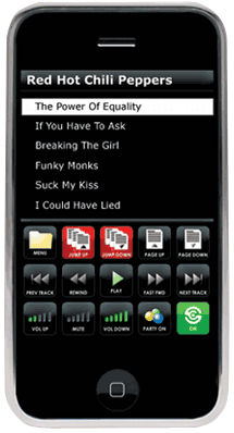 iPhone MZC control your home theater