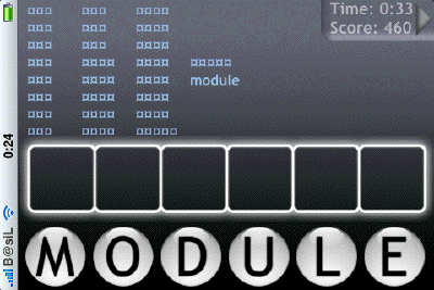 Lexitron iPhone game 2