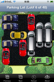 iPhone game parking lot 2pic