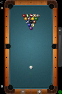 iPhone pool 2.0 game