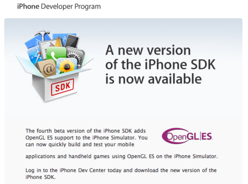 iphone sdk beta 4