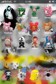 iPhone theme tokidoki