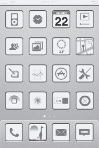 white_alu White Alu iPhone Theme