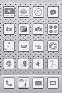 white_alu_2 White Alu iPhone Theme 2