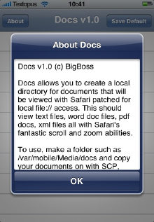 Docs iPhone document viewer 2