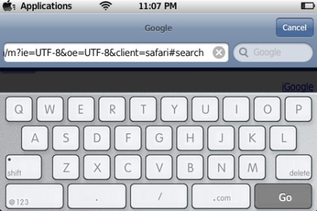 iPhone keyboard macbook style