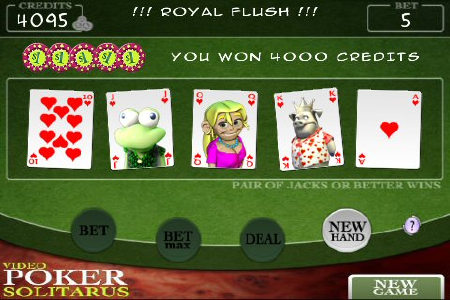 pokersolitarus iphone poker 2