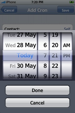 SMSCron for iPhone 4