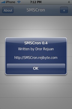 SMSCron for iPhone