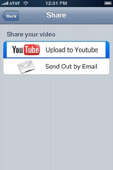 iPhone video recorder YouTube