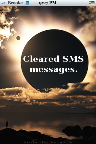 ClearSMS iPhone