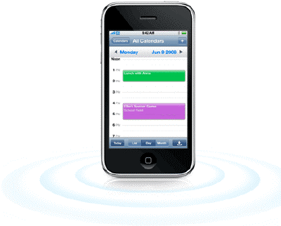 iPhone firmware 2.0 Calendar