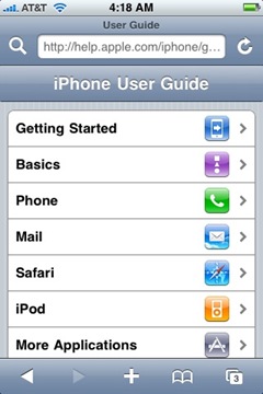 guide iPhone: Help & User Guide site