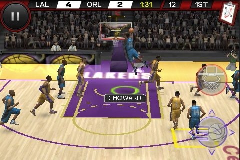 NBA Live 10 on iPhone