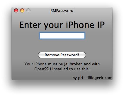RMPassword