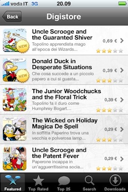 Digicomics- Walt Disney comic books on your iPhone 4