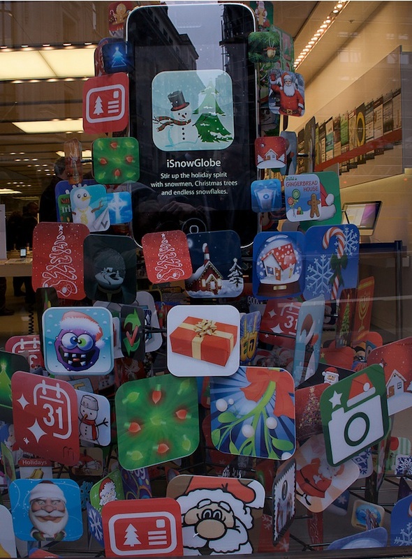 iPhone Christmas tree