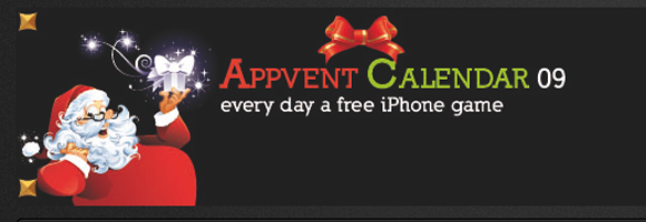 Appvent Calendar 2009: Everyday a free iPhone Game!