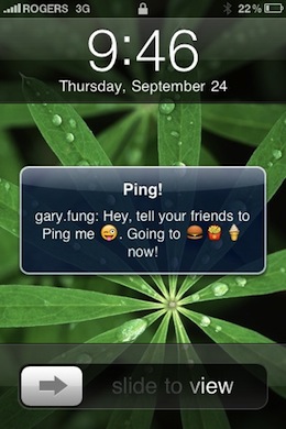 Ping! Push Notification