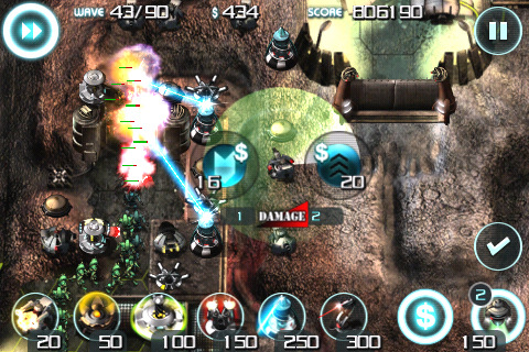 Sentinel Tower defense iPhone game