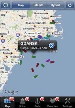 Ship Tracking iPhone