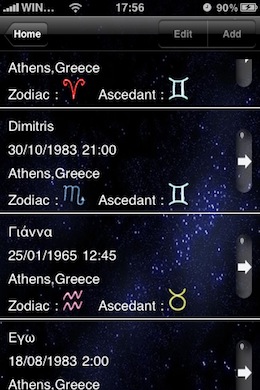 iAstrologyTool iPhone