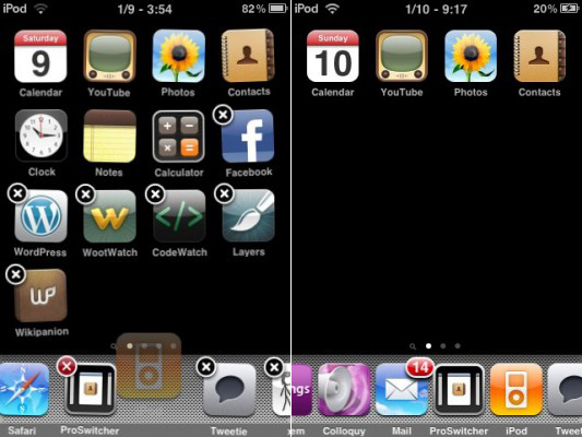 Infinidock iPhone Cydia