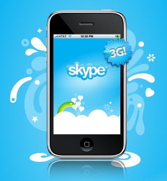 Skype Supports calls over 