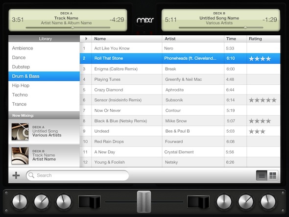 Mixr DJ iPad