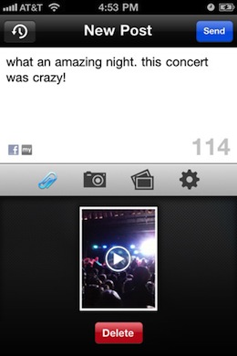 SuperPost Myspace Twitter Facebook