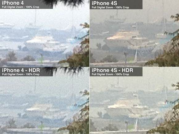 iPhone 4S vs iPhone 4 Digital Zoom crop