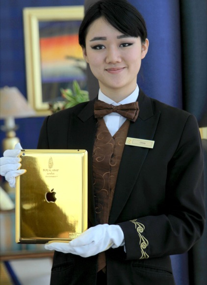 gold plated ipad