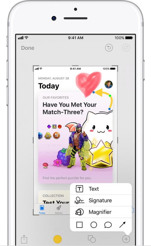 ios11-iphone7-instant-markup-screenshot-use-more-tools