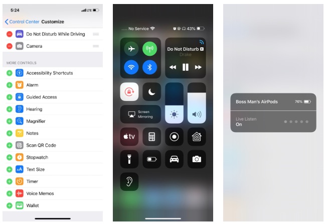 iOS 12: Η λειτουργία Ζωντανής Ακρόασης υποστηρίζεται και από τα Airpods