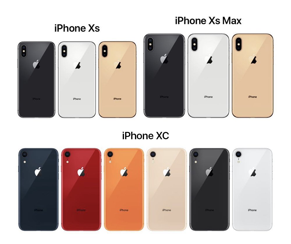 Τα νέα iPhone (iPhone Xs, iPhone Xs Max/Plus, iPhone Xr/Xc) θα είναι διαθέσιμα από τις 21 Σεπτεμβρίου