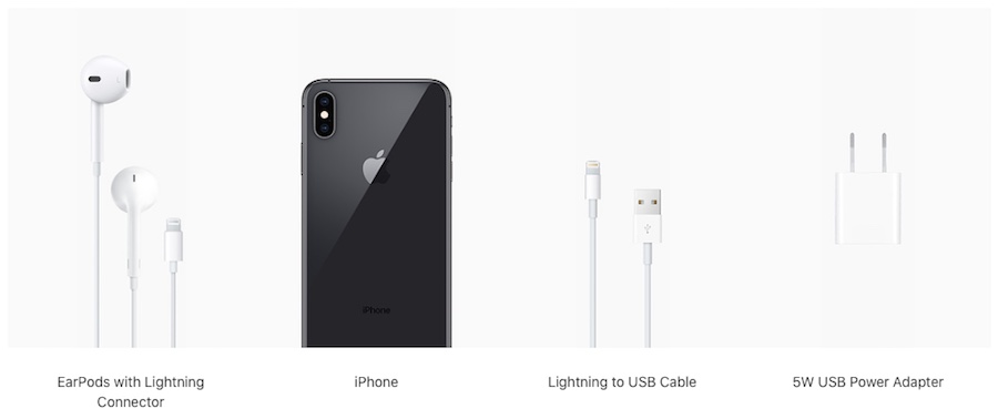 iPhone Xs / Max - Περιεχόμενο Συσκευασίας