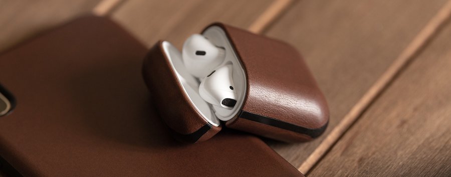 NOMAD leather case for AirPods 2