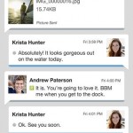 BlackBerry Messenger BBM iPhone