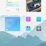 iOS 8 concep homescreen widgets 3