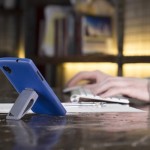 Stikey portrait stand office desk