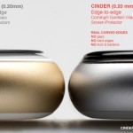 Cinder 3D curved tempered glass screen protector 3